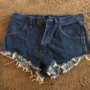 Dark Blue High waisted Shorts